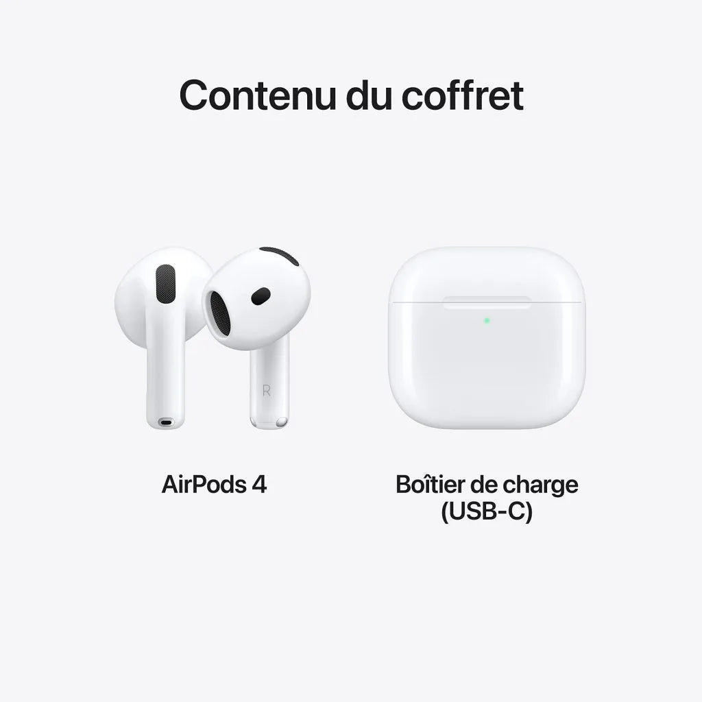 AirPods 4 Maroc – Écouteurs Sans Fil Android & iOS